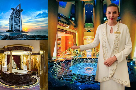 Nhân viên khách sạn 7 sao, giá nghỉ hơn nửa tỷ đồng/đêm tại Dubai kể "góc khuất của nghề”: Thu nhập tới hơn 80 triệu đồng/tháng, nhất định phải nhớ quy tắc này