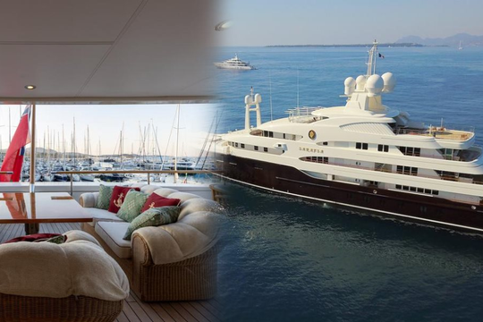 Bên trong du thuyền “toát ra mùi tiền” hơn 1.600 tỷ của Hoàng tử siêu giàu Ả Rập: Có chỗ cho máy bay đáp thoải mái, quầy bar chưa phải khủng nhất