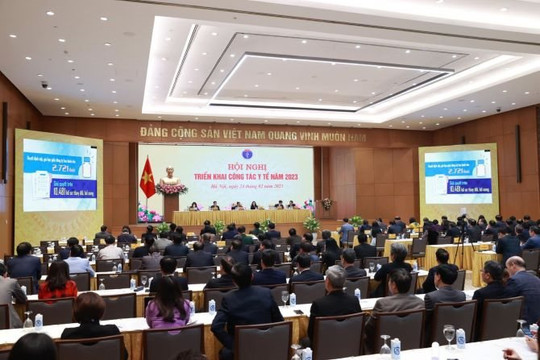 Thủ tướng Phạm Minh Chính dự Hội nghị triển khai công tác y tế năm 2023