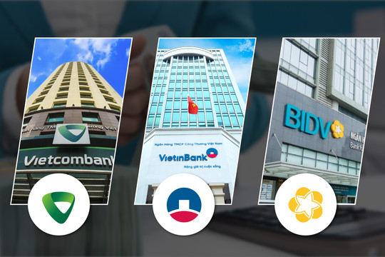 So găng Big3 ngân hàng: Vietcombank vượt trội về lợi nhuận, BIDV dẫn đầu quy mô, VietinBank là "ông vua về nhì"