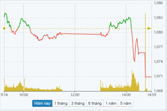 Chứng khoán ngày 6/4: Nhà đầu tư bán tháo, VN-Index giảm gần 10 điểm