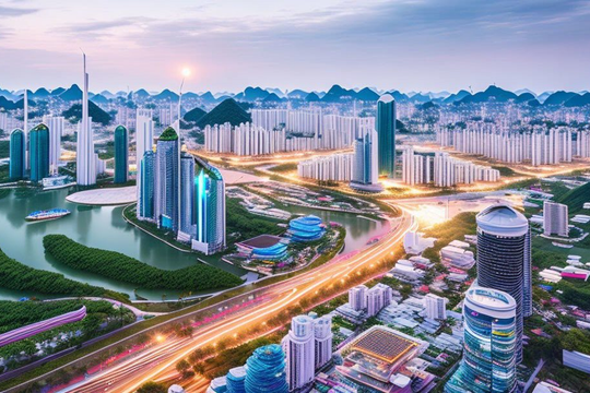 Tỉnh đang xây dựng sân bay lớn nhất Việt Nam hơn 100.000 tỷ dồng sẽ ra sao sau 100 năm nữa theo tưởng tượng của ChatGPT và AI?