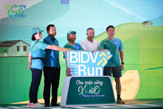 BIDV khởi động giải chạy BIDV Run - cho cuộc sống xanh 2023