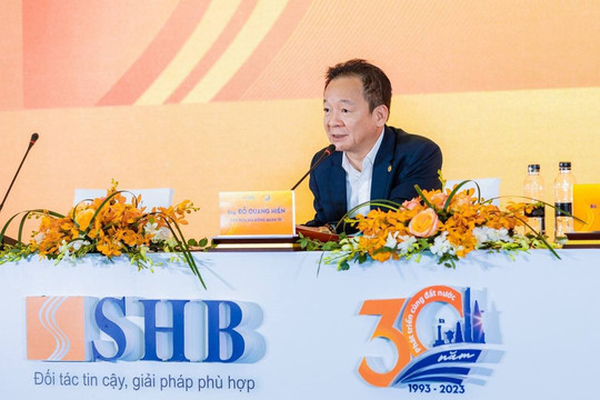 Cổ đông chất vấn về lợi thế cạnh tranh của ngân hàng SHB nằm ở đâu, Chủ tịch Đỗ Quang Hiển trả lời đầy bất ngờ
