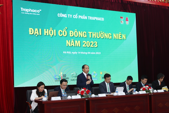 ĐHCĐ Traphaco: Đặt mục tiêu lợi nhuận tăng trưởng hai chữ số, giữ vững vị trí dẫn đầu ngành dược Việt Nam