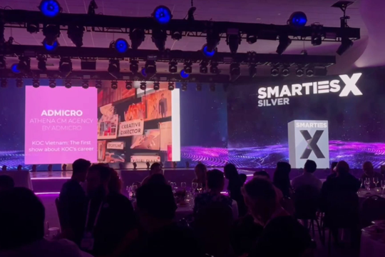 KOC Vietnam dành giải cao nhất tại MMA Global Smarties X 2022 hạng mục Integrated Ecommerce Innovation