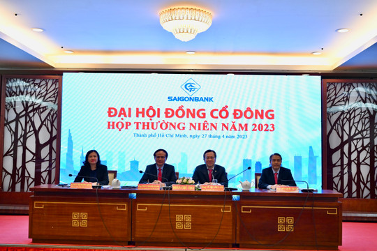 ĐHCĐ Saigonbank: Mục tiêu tăng trưởng lợi nhuận 27% trong năm 2023, thực hiện chia cổ tức tỷ lệ 10%