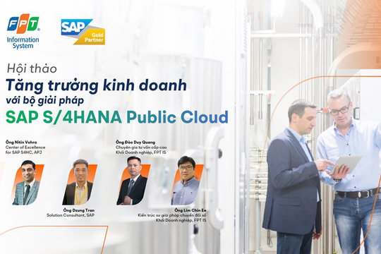 FPT IS tổ chức hội thảo về SAP S/4HANA Public Cloud đầu tiên tại Việt Nam