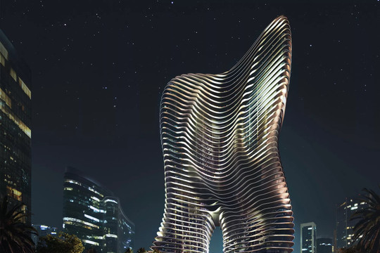 Một hãng siêu xe vừa 'lấn sân' bất động sản với tòa nhà xa hoa 46 tầng: Gây choáng với ý tưởng xây dựng thang máy cho ô tô, 11 căn penthouse đều có gara riêng