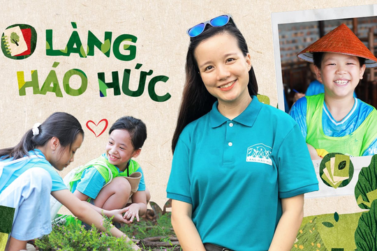 Sau Hộp Háo Hức, MC Minh Trang về quê tự tay đào đất đồi đá sỏi, xúc phân gà bón cây, xây làng sinh thái để trẻ em có tuổi thơ đích thực