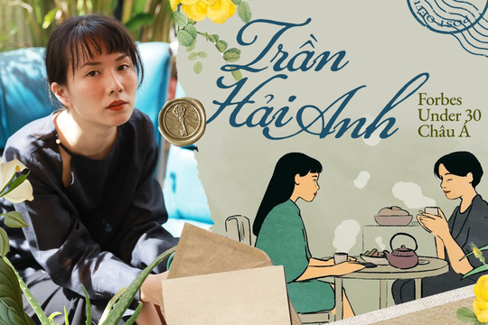 Trần Hải Anh - Forbes Under 30 Châu Á hồn nhiên kể chuyện của ba mẹ bằng truyện tranh tiếng Pháp, quyết tâm nung nấu tới mức xăm luôn chữ “Sống” trên tay