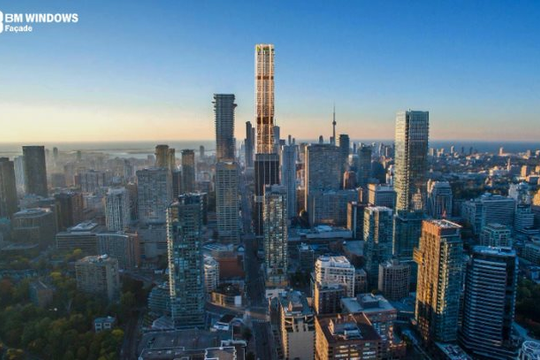 BM Windows xuất khẩu façade dự án 91 tầng, biểu tượng “landmark” của Canada