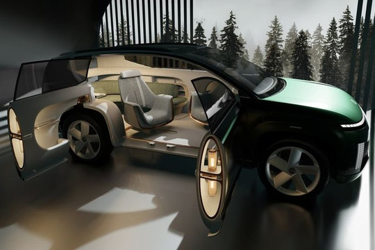 Thêm một đối thủ đáng gờm của VinFast VF 9 lộ diện: Siêu SUV điện 3 hàng ghế từ Hyundai, thiết kế đậm chất tương lai