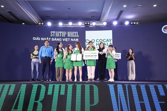 Quán quân khởi nghiệp Startup Wheel 2023 giành phần thưởng 400 triệu đồng