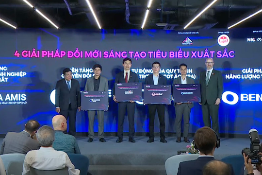 Lộ diện 4 giải pháp đổi mới sáng tạo xuất sắc nhất Việt Nam: FPT, VNPT, Misa cùng startup tối ưu vận hành điều hòa Benkon được vinh danh