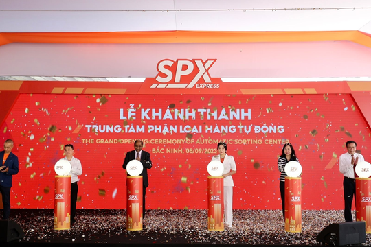 SPX khánh thành Trung tâm phân loại hàng hóa tự động tại Bắc Ninh, khả năng xử lý lên đến 2,5 triệu đơn hàng/ngày