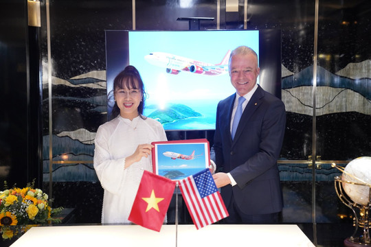 Vietjet và Boeing chốt kế hoạch giao tàu bay ngay trong chuyến thăm của Tổng thống Mỹ Joe Biden tới Việt Nam