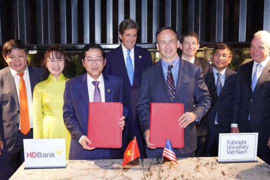 Đại học Fulbright Việt Nam và HDBank ký kết cung cấp vốn đối ứng 20 triệu USD