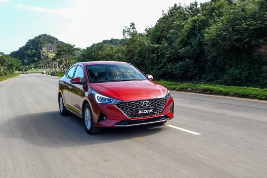 Hyundai Accent ‘tách top’, bỏ xa đối thủ ở phân khúc sedan hạng B