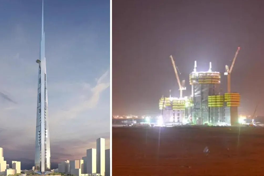 Ả Rập Xê Út nối lại tham vọng soán ngôi toà tháp cao nhất thế giới của Dubai: Công trình cao 1 km mọc lên từ cát, chi phí 31.000 tỷ đồng, hứa hẹn trở thành trung tâm kinh tế mới