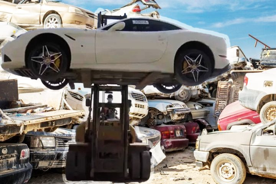 Bên trong “nghĩa địa siêu xe” tại quốc gia xa hoa nhất: Từ Rolls Royce đến Lamborghini, hàng nghìn tỷ bị thiêu đốt, mục nát trong câm lặng