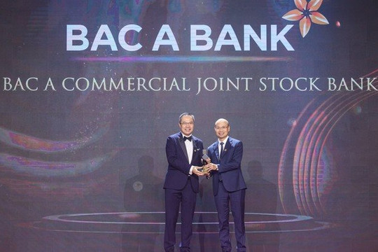 BAC A BANK giành giải “Doanh nghiệp xuất sắc Châu Á 2023”