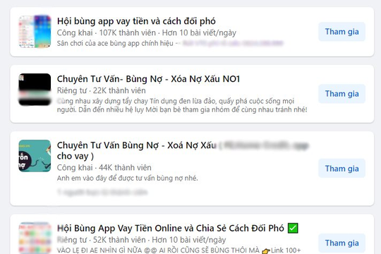 Sự thật đằng sau các nhóm “bùng nợ”, người dùng cẩn thận mất tiền khi tham gia