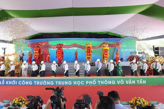 VPBank tài trợ 100 tỷ đồng xây trường học thứ 2 tại Long An