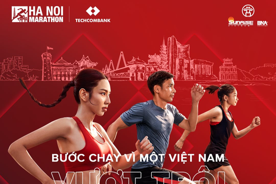 Giải chạy Marathon Techcombank lan tỏa tinh thần bước chạy vì một Việt Nam vượt trội