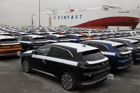 Lộ diện bến cảng VinFast lựa chọn giao lô xe điện VF 8 đầu tiên cho thị trường châu Âu