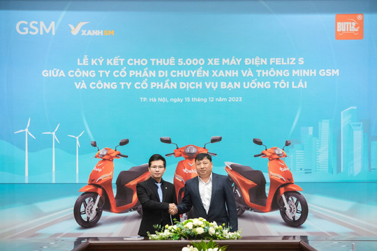 Công ty "Bạn Uống Tôi Lái" thuê 5.000 xe máy điện VinFast từ GSM, triển khai dịch vụ tại 13 tỉnh miền Tây Nam Bộ