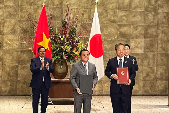 Việt Nam và Nhật Bản trao công hàm khoản vay cho dự án đường sắt đô thị tuyến Bến Thành – Suối Tiên