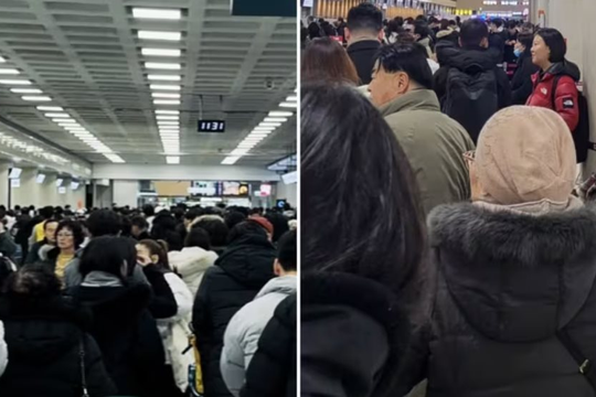 Giá lạnh bao trùm châu Á, hơn 8.000 hành khách mắc kẹt ở sân bay trong cái lạnh âm 15 độ C