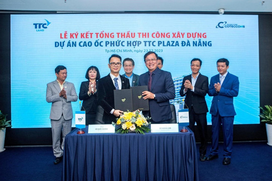 Coteccons hợp tác TTC Land xây dựng dự án TTC Plaza Đà Nẵng