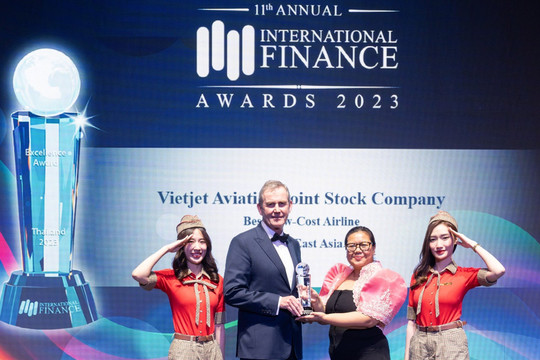 Tạp chí International Finance vinh danh Vietjet Air với loạt giải thưởng dẫn đầu về quản trị tài chính và hàng không