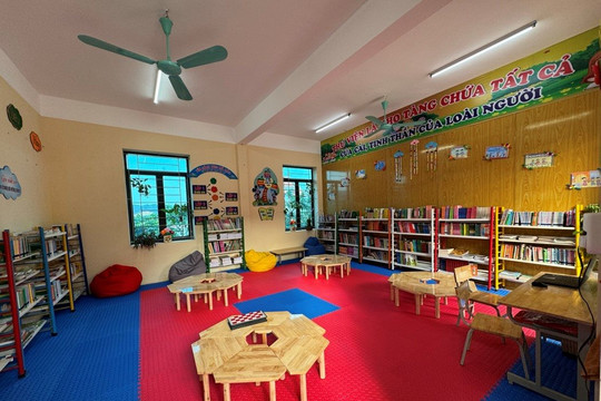 Henkel hỗ trợ xây dựng lại thư viện của một trường tiểu học tại tỉnh Bắc Giang