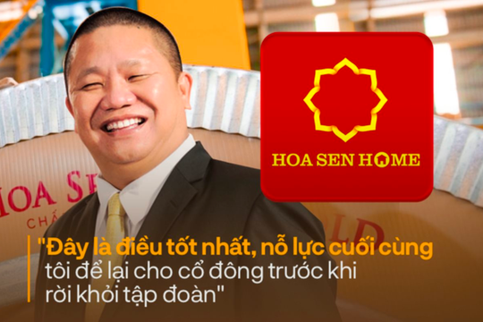 Chuỗi siêu thị VLXD Hoa Sen Home ngừng mở rộng, dang dở giấc mơ 2 tỷ USD – nỗ lực cuối cùng của ông Lê Phước Vũ trước khi rời Tập đoàn?