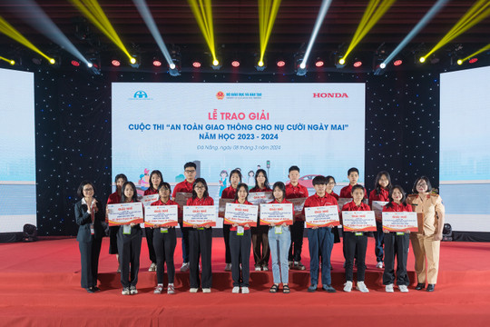 Honda Việt Nam tổng kết chương trình giáo dục ATGT năm học 2023-2024
