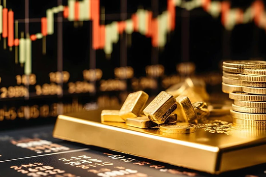 Tâm lý thận trọng của nhà đầu tư đẩy giá vàng giảm nhẹ
