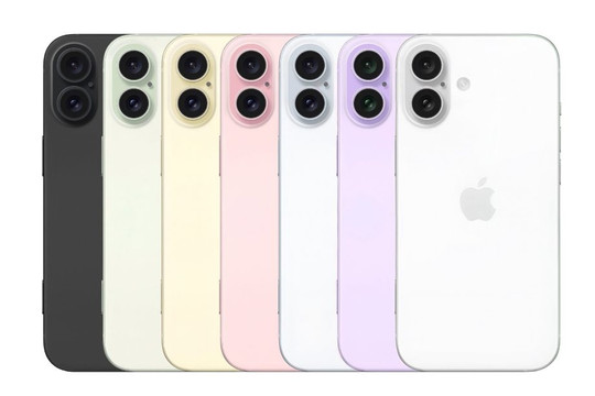 iPhone 16 Plus lộ diện 7 màu sắc, đẹp muốn ngất!
