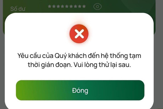 App Vietcombank 'đơ' trong ngày đầu xác thực sinh trắc học, fanpage 'đón' cả nghìn bình luận phàn nàn