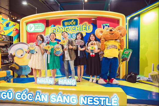 Nhãn hàng Ngũ cốc ăn sáng Nestlé tổ chức sự kiện ra mắt bộ phim Kẻ đánh cắp mặt trăng 4 