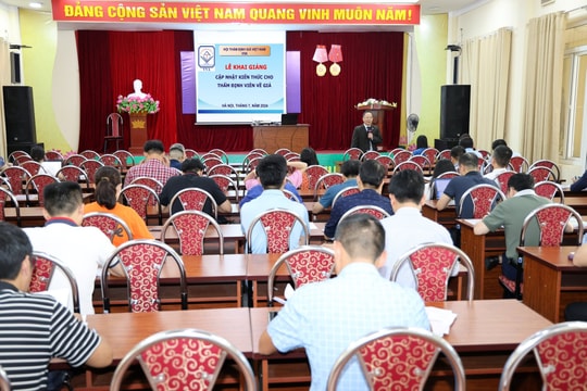 Hội Thẩm định giá Việt Nam công bố kế hoạch tổ chức lớp cập nhật kiến thức tháng 5/2026