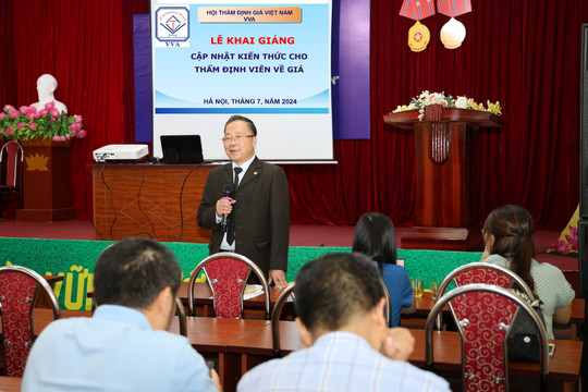 Hội Thẩm định giá Việt Nam khai giảng lớp cập nhật kiến thức về nghiệp vụ thẩm định giá đầu tiên năm 2024