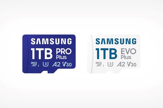 Thẻ nhớ microSD 1 TB giá từ 3,3 triệu của Samsung