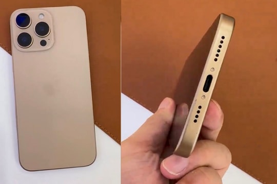 Ngắm iPhone 16 Pro Max màu vàng "Desert Titanium" sắp ra mắt