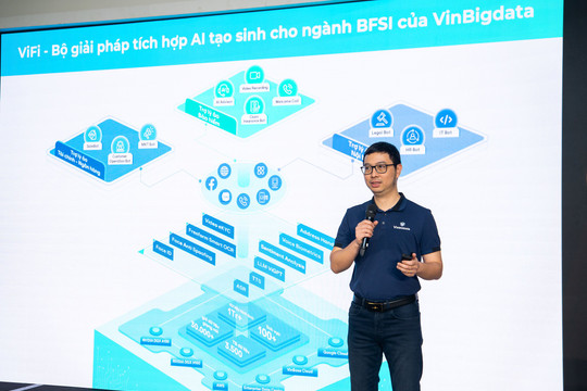 VinBigdata ra mắt giải pháp AI tạo sinh cho ngành tài chính - ngân hàng - bảo hiểm