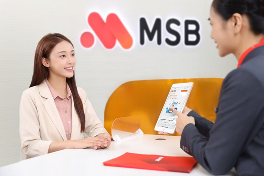 MSB giảm 1% lãi vay cho doanh nghiệp bị thiệt hại bởi bão Yagi