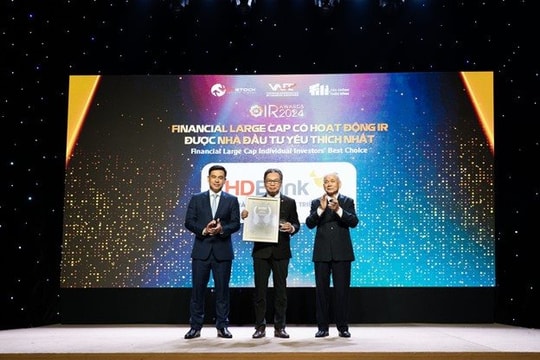 IR Awards 2024: HDBank khẳng định vị thế trong quan hệ nhà đầu tư quốc tế