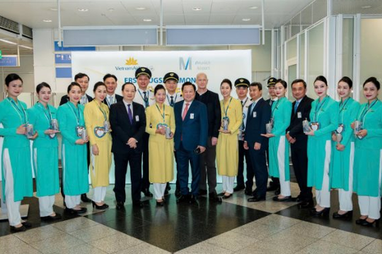 Vietnam Airlines khai trương đường bay thẳng đến thành phố Munich (Đức)